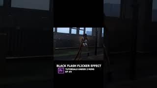 Black Flash Effect | PREMIERE PRO Tutorials under 2 mins ep #5 #Shorts