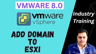 Adding Domain Controller to ESXI Host step by step guide ! Domain for VMware 8