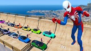 A ramp for all the Spider-Men! Epic challenge alert!  Right at the edge of the GTA 5 map!