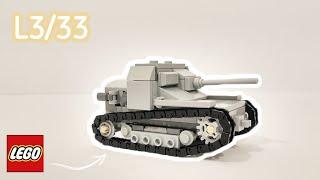 How to build everyone's favorite Italian tank! (Lego L3/33)