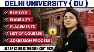 Everything About Delhi University  Eligibility, Courses, Placements