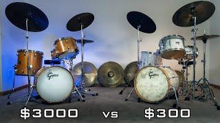 $300 vs $3000 Drums | Gretsch USA Custom vs Catalina Jazz Drums