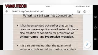 Curing of concrete