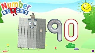 Numberblocks World App | Meet Numberblocks Ninety | Number 90 | Learn Tracing | Educational Game