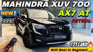 2025 Mahindra XUV 7OO AX7 AT Petrol Black Walkaround Review  | XUV 7OO AX7 AT Petrol 7 Seater 