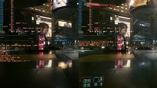 Cyberpunk 2077 - Ryzen 5 5600X vs i7-5820K OC - GTX 1080 TI - Raijintek Morpheus vs. AIB Cooler