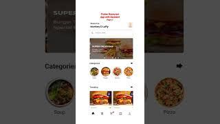 Flutter Restaurant App UI with Laravel Admin Panel Part 1 #flutter #ui #flutterdeveloper