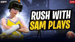 BGMI RANK PUSH WITH SAM | 5RP GIVEAWAY ON 1K SUBSCRIBER | SAM PLAYS YT