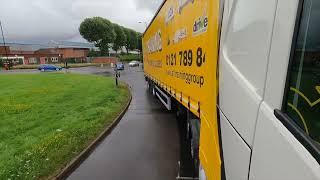 Mastering the Old Bus Garage Roundabout: Right Turn Techniques - HGV Test Route