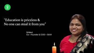 Tribute to Ms Sridevi Arun Prakash, Co-Founder - GUVI by Team GUVI