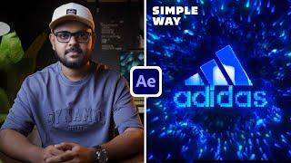 After Effects Tutorial: Particles Logo & Text Animation | Simple Way [2024]