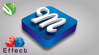 How To Make 3D Design In Corel Draw X8, How To Apply 3D Effect On Text And Shapes