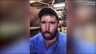 Dairy farmer calls for boycott of Coles in emotional video