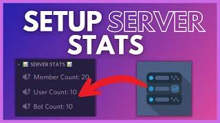 How To ADD & SETUP Server Stats Discord Bot In 2023