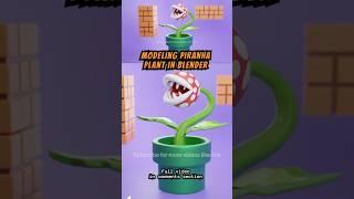 Modeling Piranha Plant  in Blender