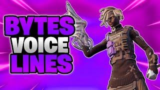 ALL Bytes Quest Voicelines | Fortnite Chapter 3 Season 4