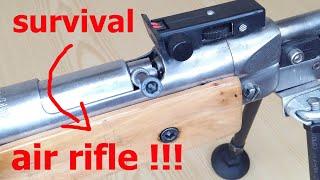 .22 caliber rifle with some changes !! | This air rifle can be used as a survival rifle