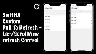SwiftUI 2.0 Pull To Refresh - Custom Pull To Refresh Control - SwiftUI 2.0 Tutorials