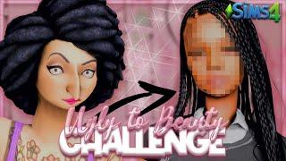 SIMS 4 CAS // UGLY TO BEAUTY CHALLENGE!// **FAILED!** SIM BATTLE W/@simsbynya