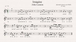 IMAGINE: (flauta, violín, oboe...) (partitura con playback)