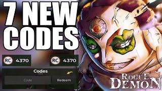 NEWROGUE DEMON CODES NEW CODES - ROGUE DEMON CODES 2024