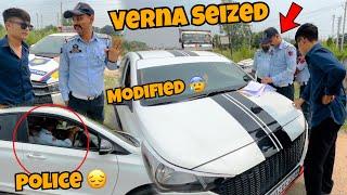 Jammu Police Na Pakad Liya Apni Modified Verna Ko  BUSTED 