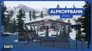 NEW ALPKOPFBAHN ROPEWAY | Winter Resort Simulator Velitz Mod Showcase