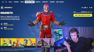 Ninja Reacts To The Fortnite Season 3 Battle Pass & Is NOT Happy...