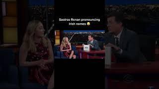 Saoirse Ronan pronouncing Irish Names TikTok ladbibleireland