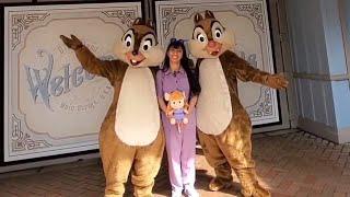 I as Gear reunite Gadget with Chip and Dale in Disneyland 2024