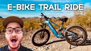 E-Bike on a DESERT TRAIL!? Puckipuppy Boxer All-Terrain E-Bike