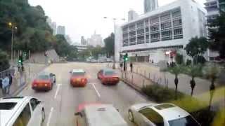 Stanley Market to Central Bus Ride, Hong Kong,Timelapse