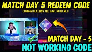 Ffpl day 5 redeem code porblem | today redeem code problem | free fire redeem code