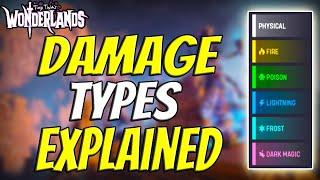 Damage Types Explained For Tiny Tina's Wonderlands