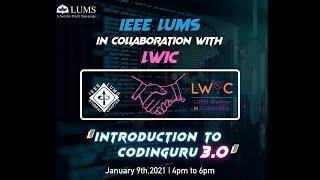 LWiC x IEEE: Introduction to CodinGuru 3.0