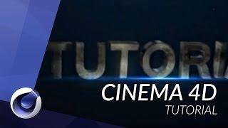 How to Create an Intro in Cinema 4D - TUTORIAL