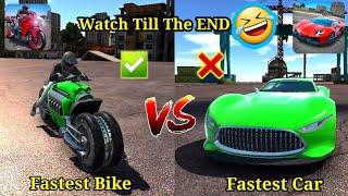 Fastest Bike V/S Fastest Car -Ultimate Motorcycle Simulator vs Ultimate Car Driving Simulator(END)