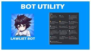 LAWLIET Bot HOW to SETUP Categorie "UTILITY" (Alerts, Reactionroles, Ticket etc.)