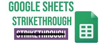 How to Apply Strikethrough in Google Sheet | Google Sheets Strikethrough