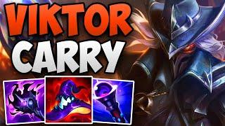 AMAZING VIKTOR MID CARRY GAMEPLAY IN CHALLENGER! | CHALLENGER VIKTOR MID GAMEPLAY | Patch 14.10 S14