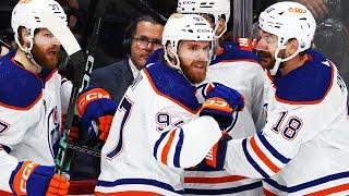 McDavid SILENCES crowd for 40th playoff point 