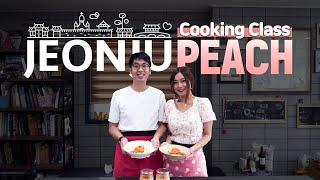 [Jeonju Peach] Jeonju Peach Cooking Class with a couple from Hong Kong. 전주 특산물 복숭아 쿠킹 클래스!