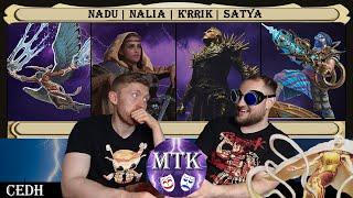 Who's the actual best MH3 commander? | Satya | Nadu | K'rrik | Nalia | cEDH MTG Gameplay