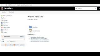 6. Create first job in jenkins