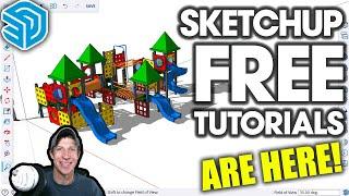 SketchUp FREE VERSION Tutorials Are HERE!