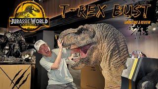 1/3 scale T-REX Bust [Unboxing & Review] | Queen Studios Collectibles