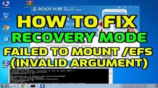 How to fix E:failed to mount /efs (Invalid argument) in recovery mode EFS