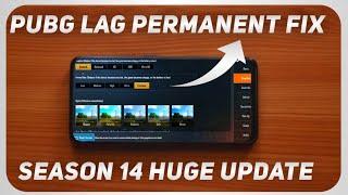 COMPLETE PUBG MOBILE LAG FIX SOLUTION IN SEASON 14 | UNLOCK 60 FPS IN ANY ANDROID DEVICE