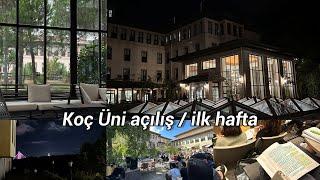 Vlog // Koç Üniversitesinde ilk hafta