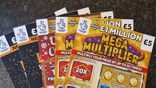 £25 Mix of Allwyn UK National Lottery Scratch Cards